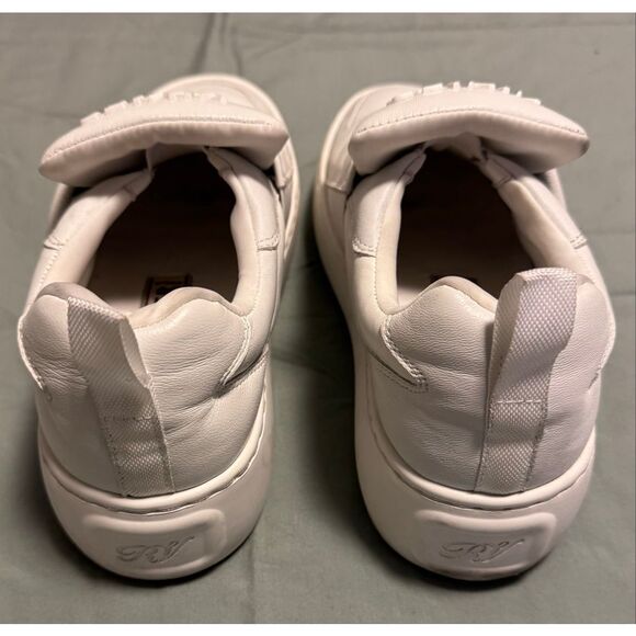 Roger Vivier Size 38 8 Vic’ Up Sneaker Leather White Used Women - Picture 4 of 9
